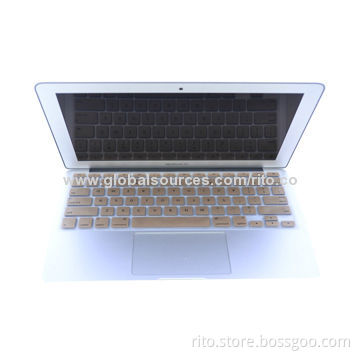 New Luxury Gold Color Silicone Keyboard Protector for Macbook Air 11"